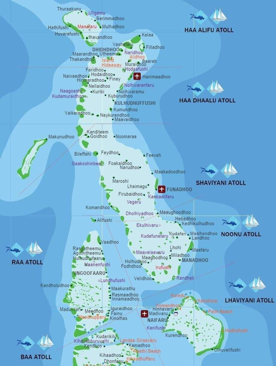 வரைபடம் அனிருத் மாலத்தீவு