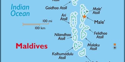 Baa அடால் மாலத்தீவு வரைபடம்