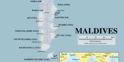 வரைபடம் மாலத்தீவு உடல் 