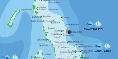 வரைபடம் மாலத்தீவு கடற்கரை
