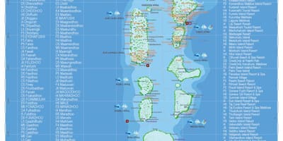 மாலத்தீவு புவியியல் வரைபடம்